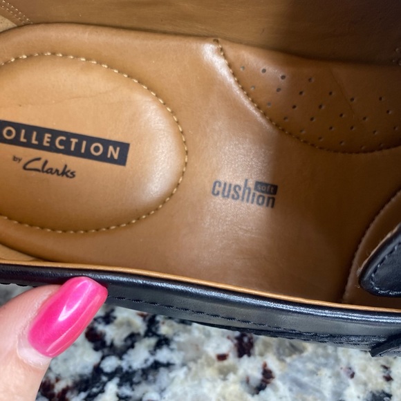 Clarks Originals Leather penny-slot loafers Black 11 - Picture 13 of 15